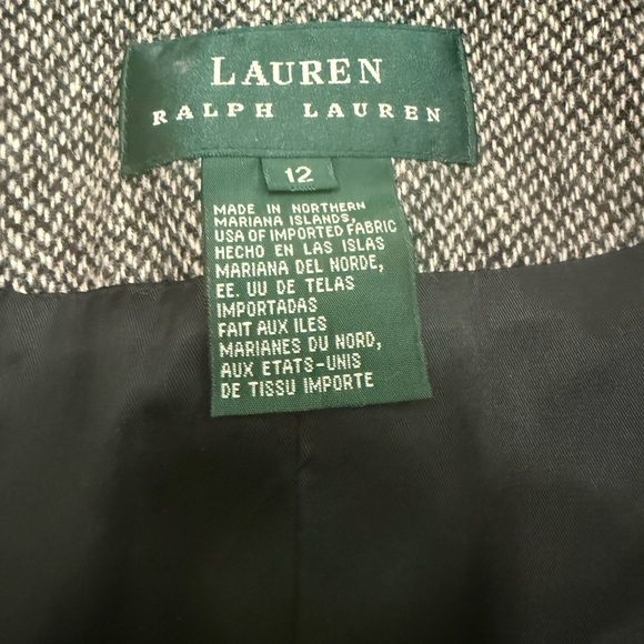 NWT Ralph Lauren Herringbone Tweed Blazer - Picture 6 of 13